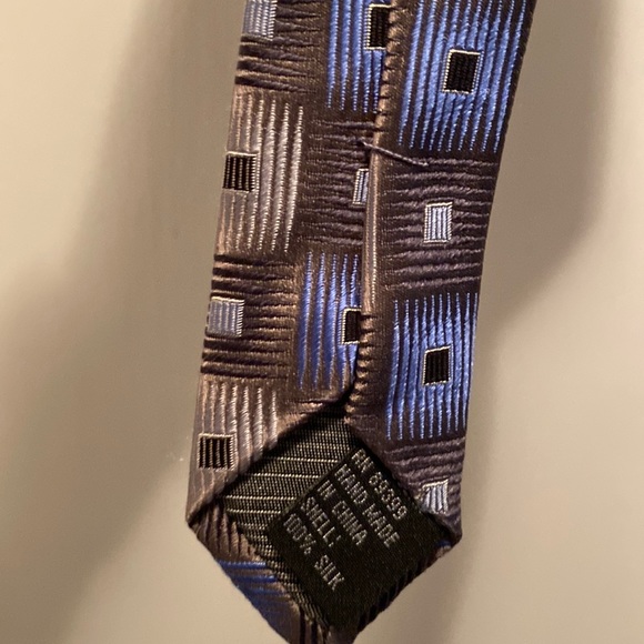 Jhane Barnes Silk Tie - Gray - Picture 2 of 3